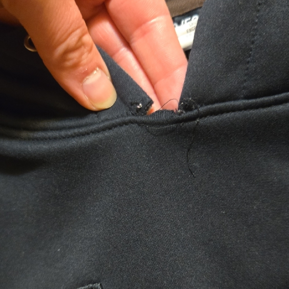 Under Armour Black Hoodie with Camouflage Logo - Picture 2 of 5